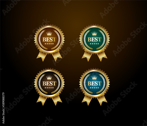 GOLD PREMIUM LABEL DESIGN