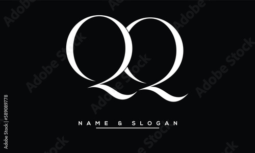 QQ  Abstract  Letters  Logo  Monogram