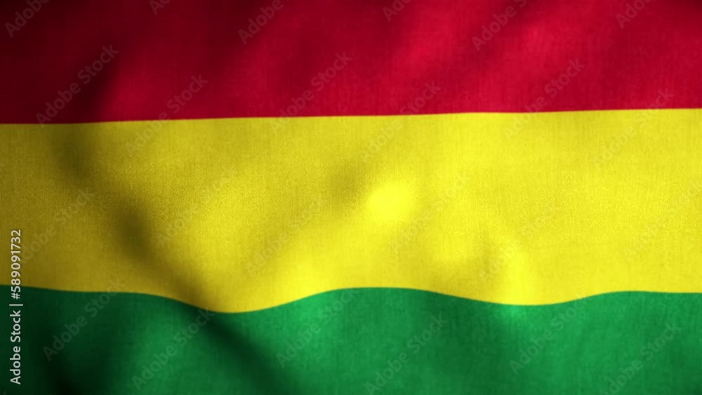 Bolivia Looped Flag Bolivia Looped Flag