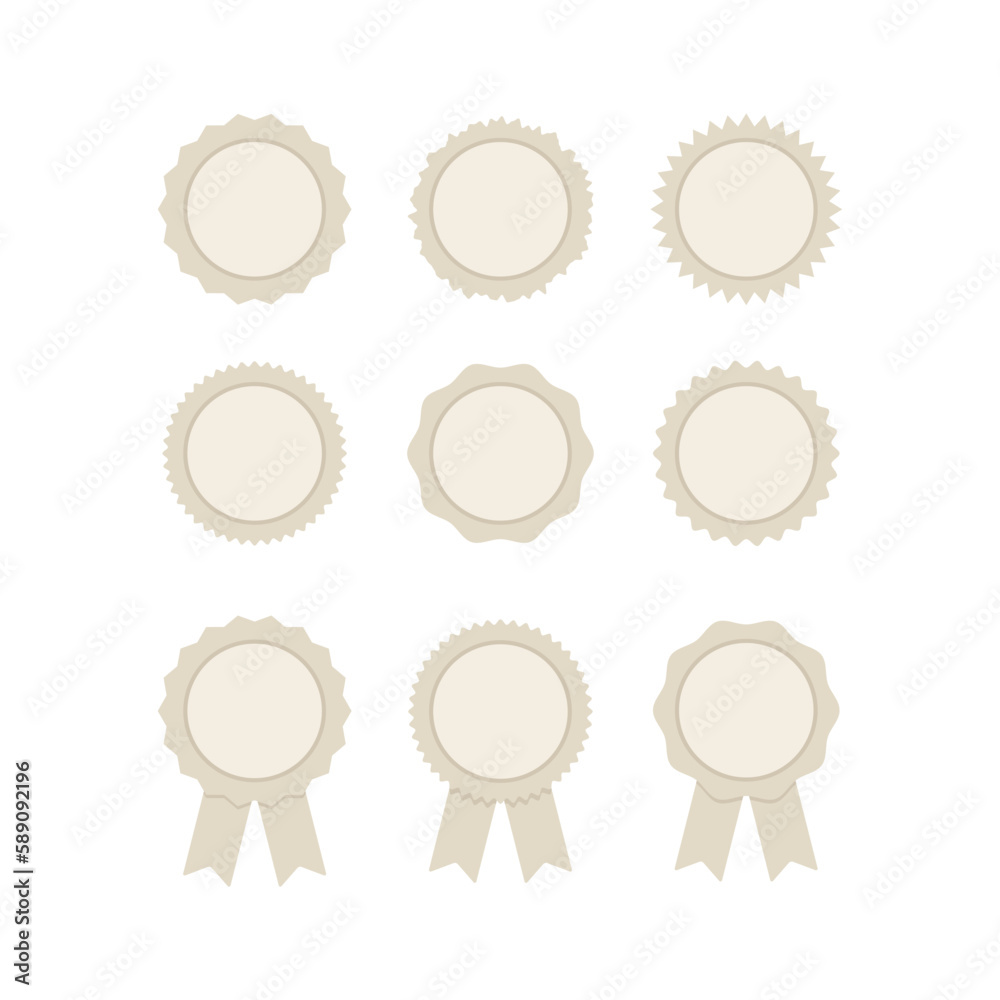 Badges vector icons. Emblem premium logo, vector template icons ribbon collection. Vintage emblem and icon, decoration logo parts illustration. Badges vector icons. Emblem premium logo, vector template icons ribbon collection. Vintage emblem and icon, decoration logo parts illustration.