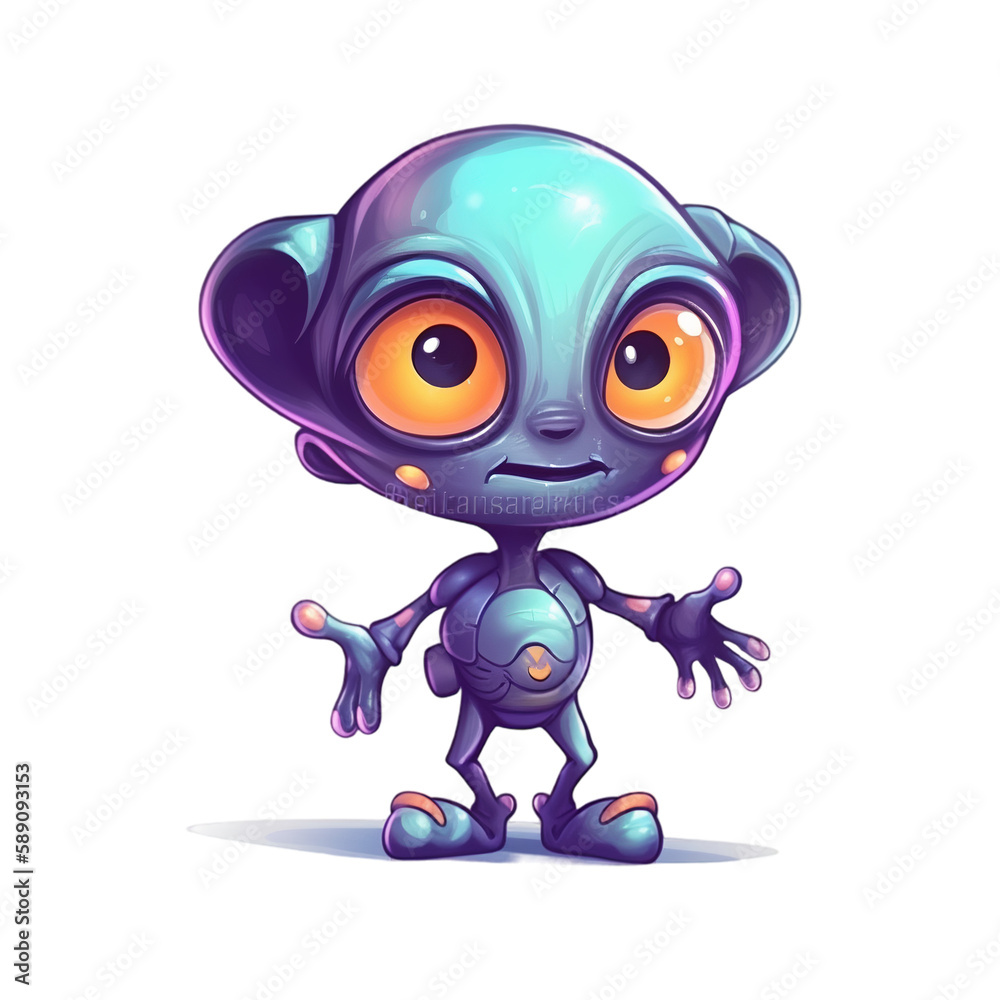 Cute Alien Png transparent,Ai