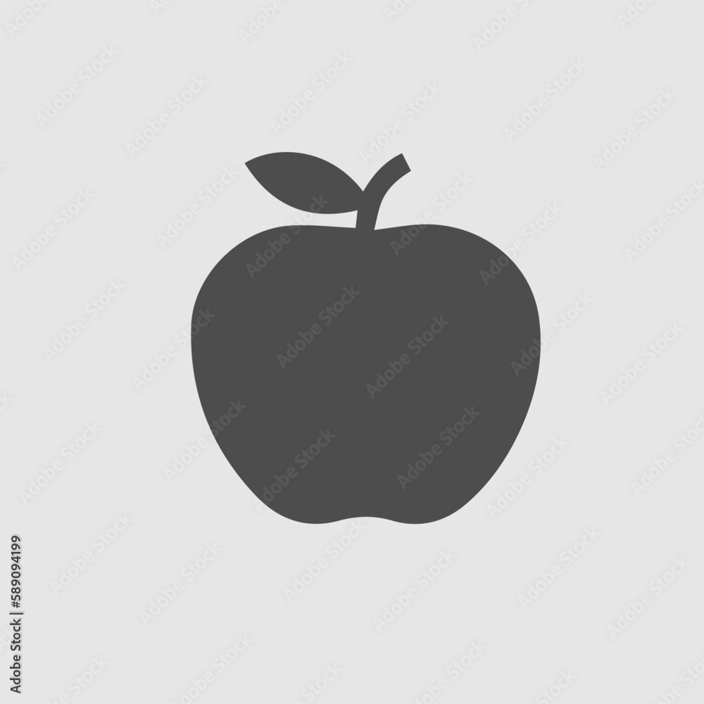 Apple vector icon eps 10. Simple isolated illustration. Apple vector icon eps 10. Simple isolated illustration.