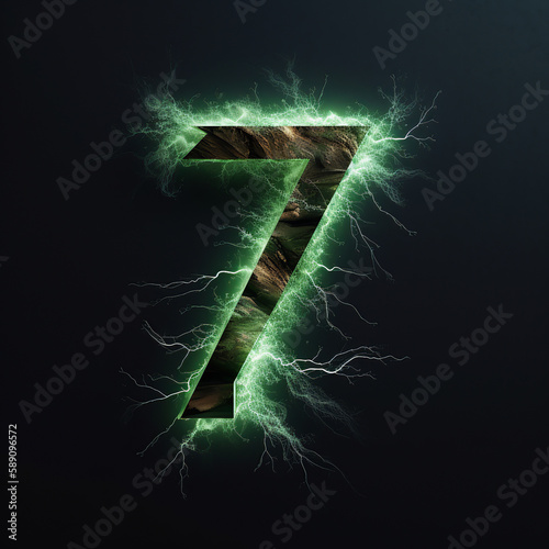 alphabet, a, b, c d, f, g, h, j, k, l, m, n, p, q, r, s, t, v, x, z number, letter, light, lightning, energy, electricity, electric, flash, fractal, fire, power, nature, black, thunder, generative aic photo