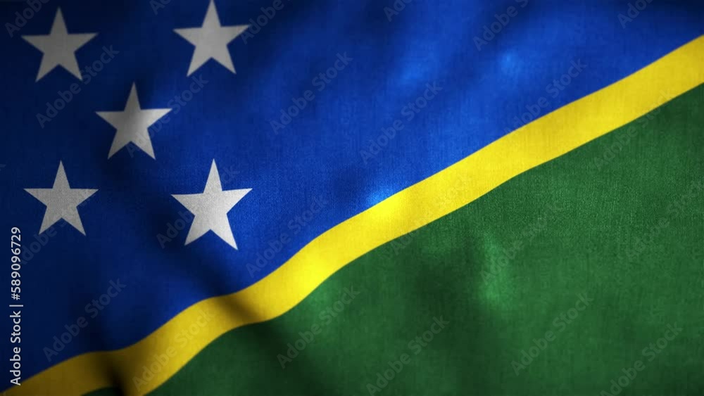 Solomon Islands Looped Flag Solomon Islands Looped Flag