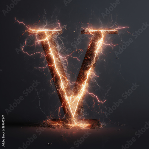 alphabet, a, b, c d, f, g, h, j, k, l, m, n, p, q, r, s, t, v, x, z number, letter, light, lightning, energy, electricity, electric, flash, fractal, fire, power, nature, black, thunder, generative aic photo