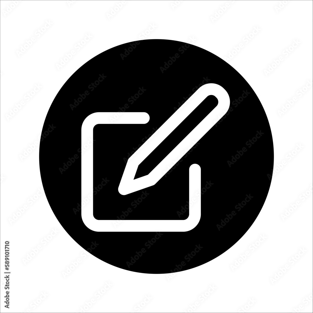 Edit text icon, pencil icon for your web site design icon logo, app, UI. vector illustration on white background Edit text icon, pencil icon for your web site design icon logo, app, UI. vector illustration on white background