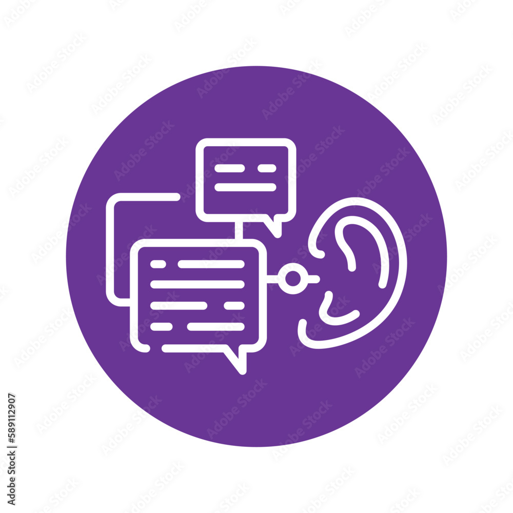 Rumors olor line icon. Pictogram for web page Rumors olor line icon. Pictogram for web page