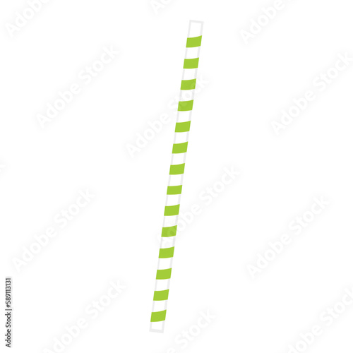 Striped juice straw