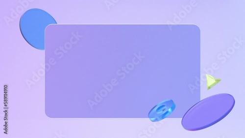 Simple 3D FHD Background (Loop)