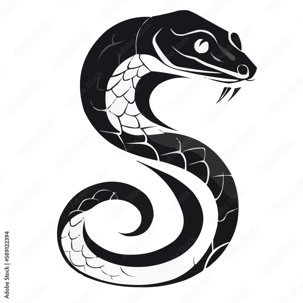 Fototapeta premium Cobra vector