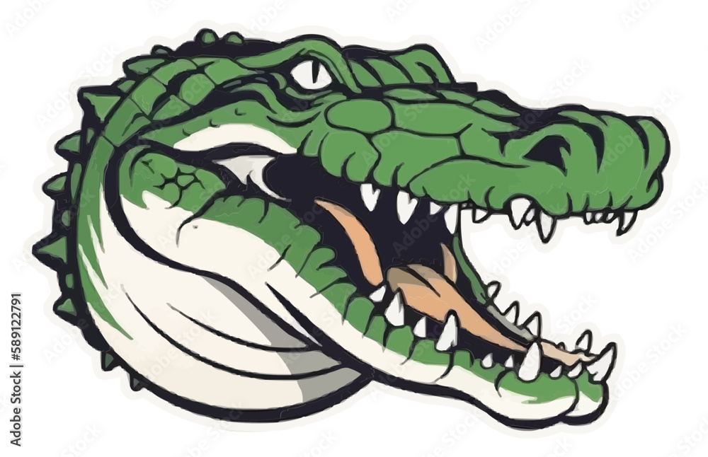 Crocodile vector Crocodile vector