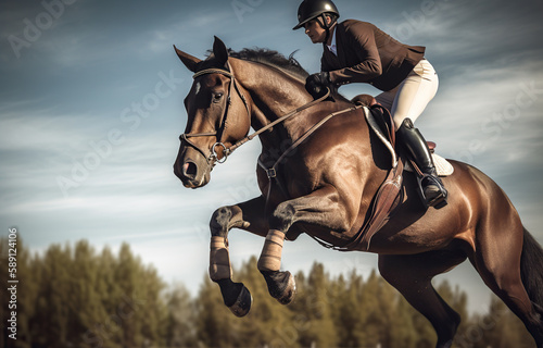 Fotografia Horse jumping
