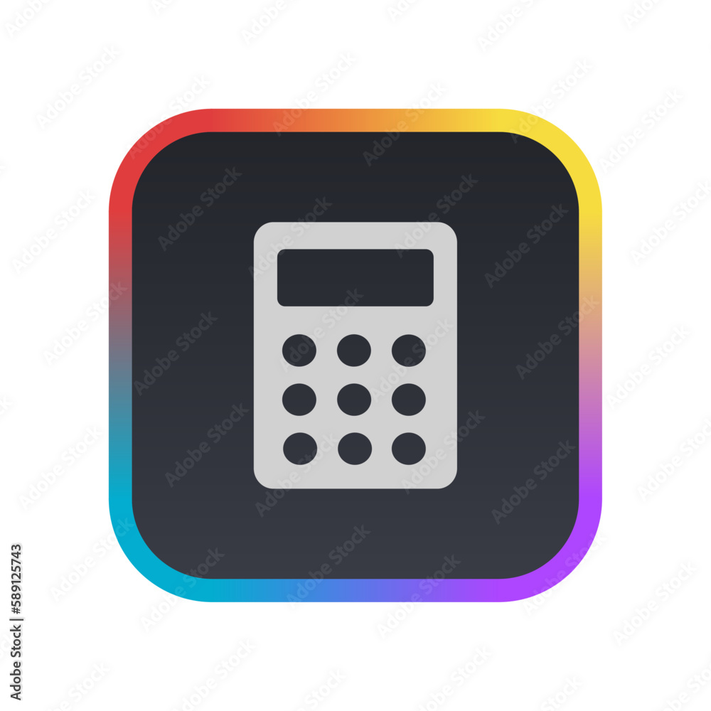 Calculator - Pictogram (icon) Calculator - Pictogram (icon)