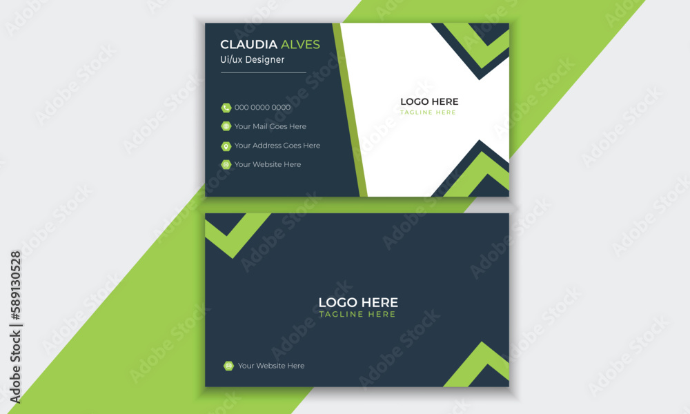 modern business card print templates. visiting card Vector creative modern business card print templates. visiting card Vector creative