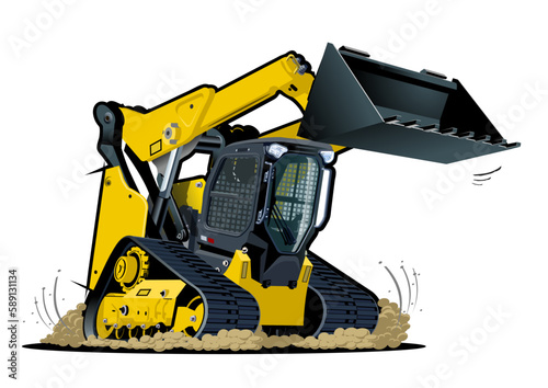 Vector Cartoon Skid Sreer