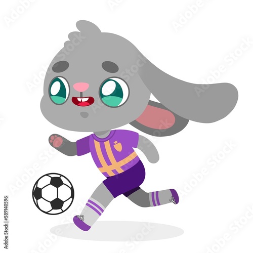 Coniglietto calciatore