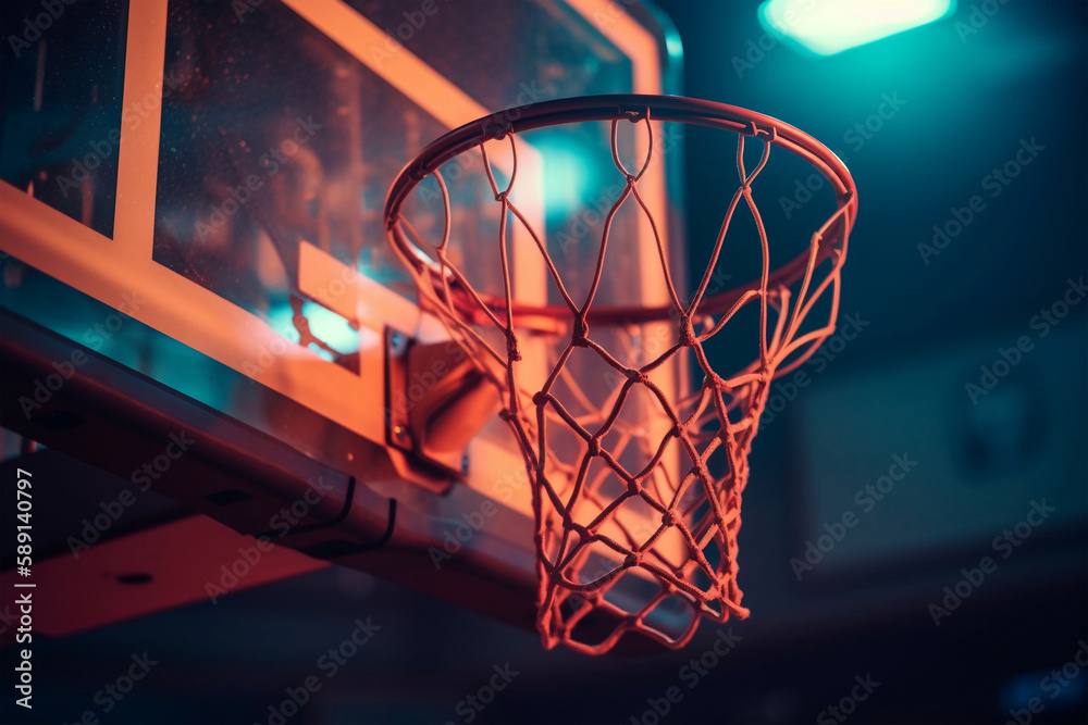 basketball game, generative ai