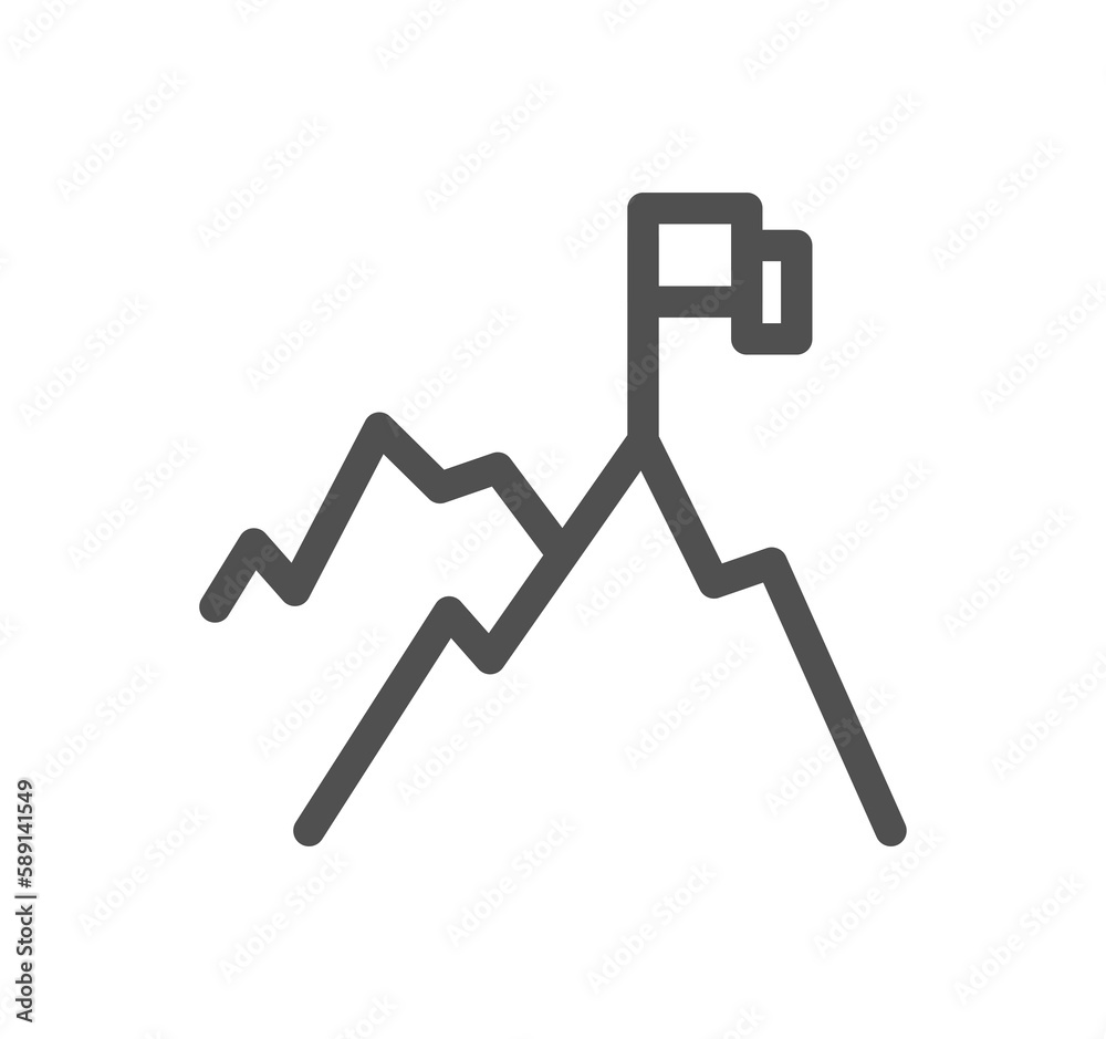 Target and goal related icon outline and linear symbol.
Target and goal related icon outline and linear symbol.