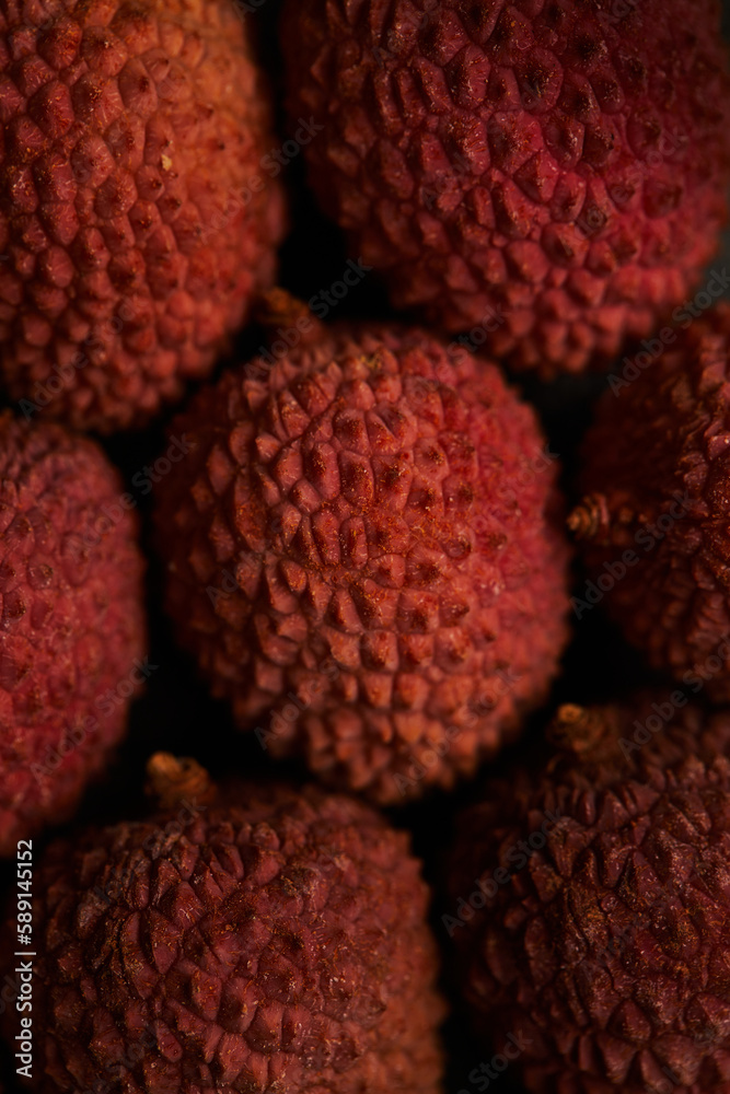 Fresh and ripe lychee fruit Fresh and ripe lychee fruit