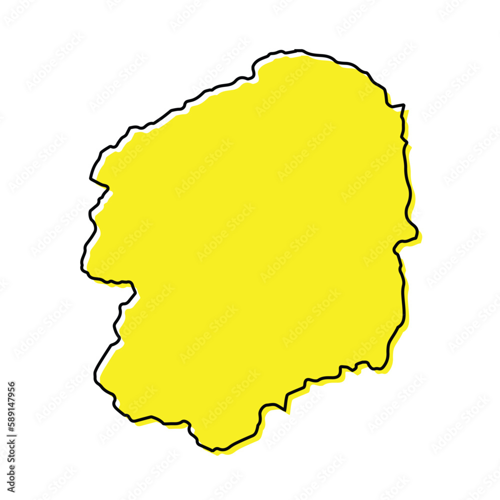 Simple outline map of Tochigi is a prefecture of Japan