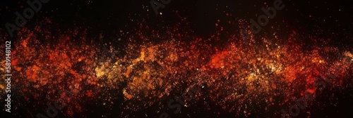 Galactic Rust Glitter Shimmering Abstract Space Background, Generative AI