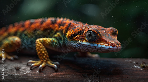 Stunning Gecko Portraits in Realistic Detail  Generative AI
