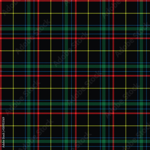 Seamless pattern of plaid. check fabric texture. striped textile print.Checkered gingham fabric seamless pattern. Vector seamless pattern.
