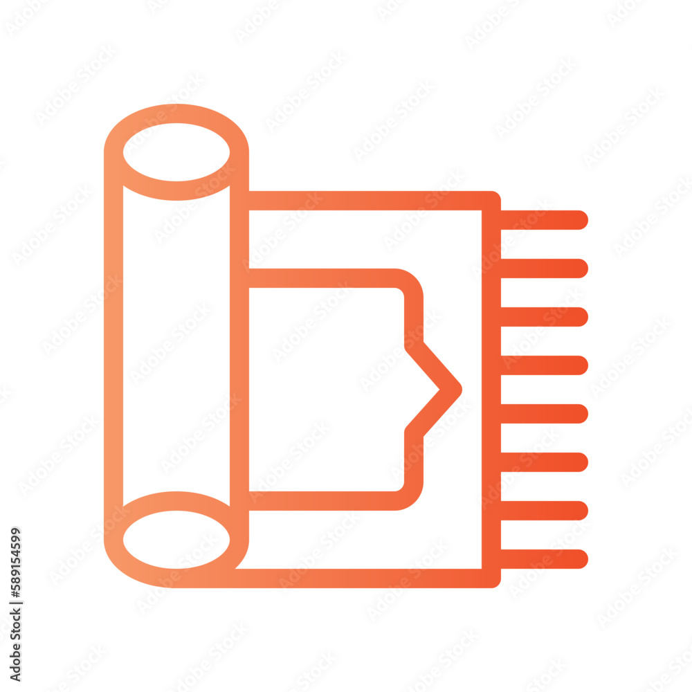 Line Gradient Icon sajadah, shalat, cultures, ramadan, salat Line Gradient Icon sajadah, shalat, cultures, ramadan, salat