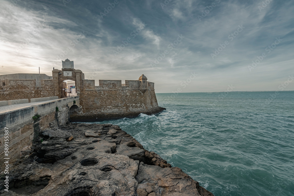 Cadiz a port city in Andalusia in southwest Spain and different city views
