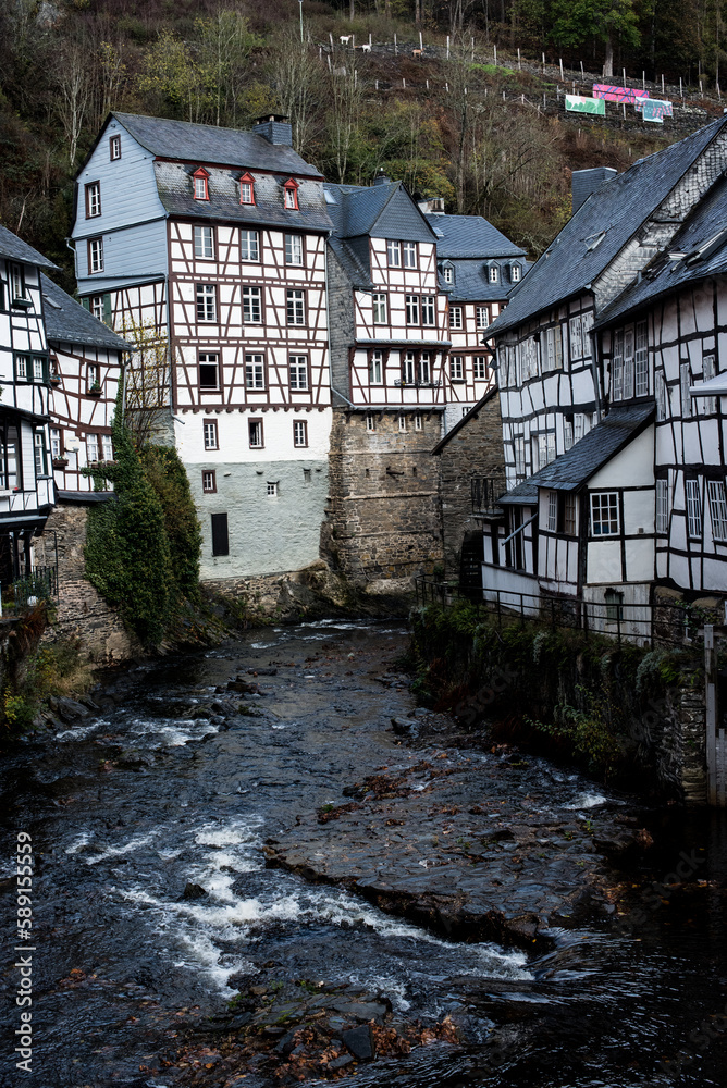 Fototapeta premium Old half-timbered houses in Germany