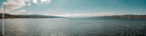 view of the river and mountains