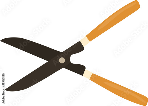 Hedge shears illustration 