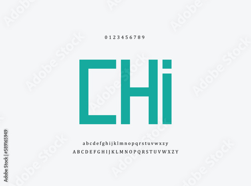 CHI letter mark logo design. Creative Minimal luxury emblem design. Universal elegant icon. Premium business finance logotype. Graphic Alphabet Symbol for Corporate Business Identity. Vector element