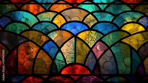 Stained glass texture  colorful  perfect for web design background or wallpaper