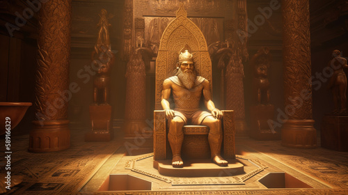 Plakat Enki The Sumerian Anunnaki God