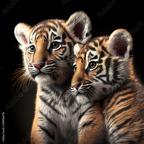 Tiger  tiger baby   AI generated
