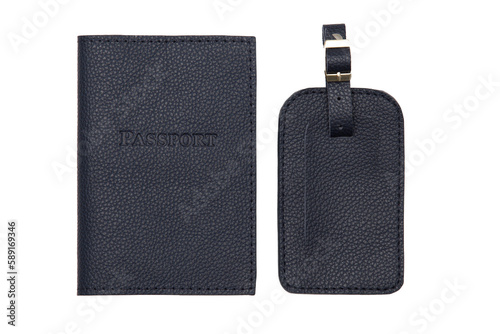 Coded Passport Covers. Brown, white, yellow, beige