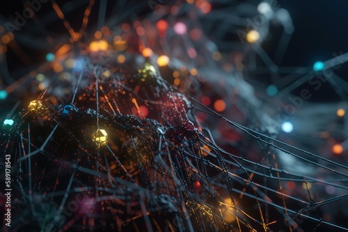 Close - up of wires, Generative AI