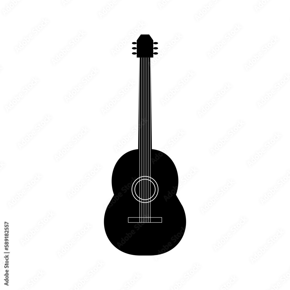 Guitar Silloutte Illustration