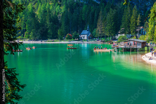 Dream Dolomites. Reflections on Lake Braies. © Nicola Simeoni