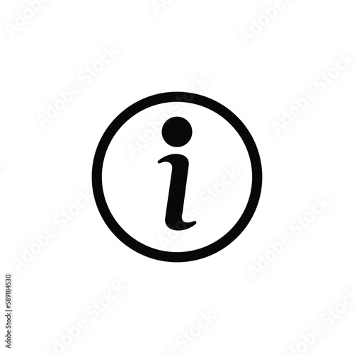 Info sign icon. about us sign and symbol. Faq icon