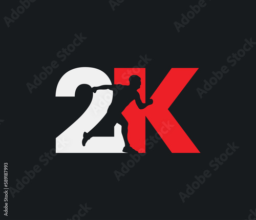 Runners 2k logo or Run logo.