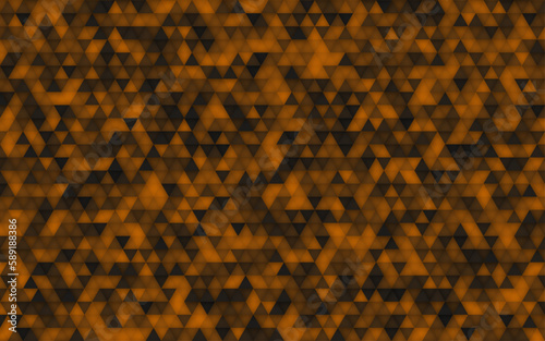 Luxury black and yellow geometric triangle abstract background illustration