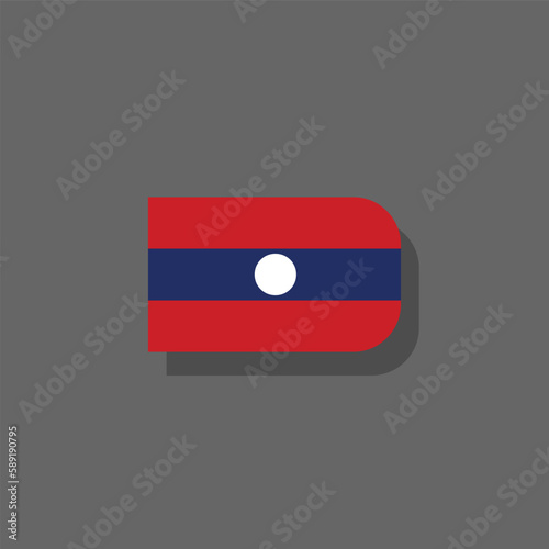 Free Download Illustration of laos flag Template - GFXLoad