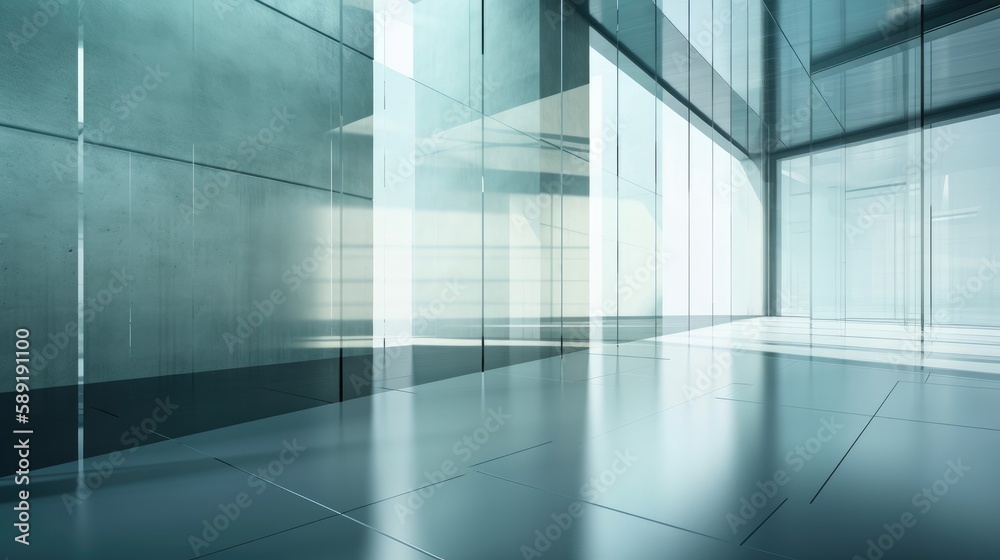 Obraz premium Glass Corridor