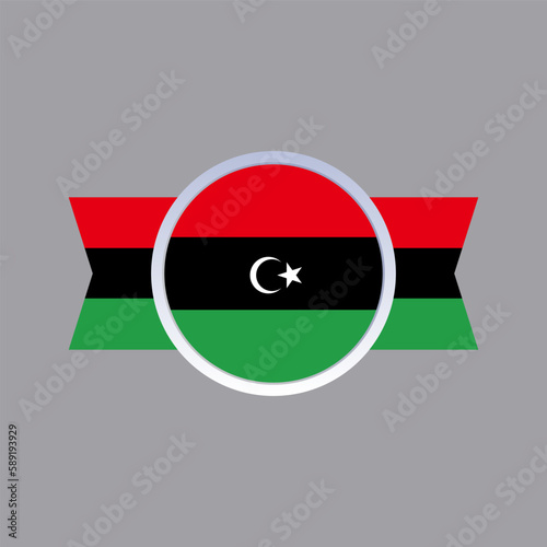Free Download Illustration of  Libya flag Template - GFXLoad