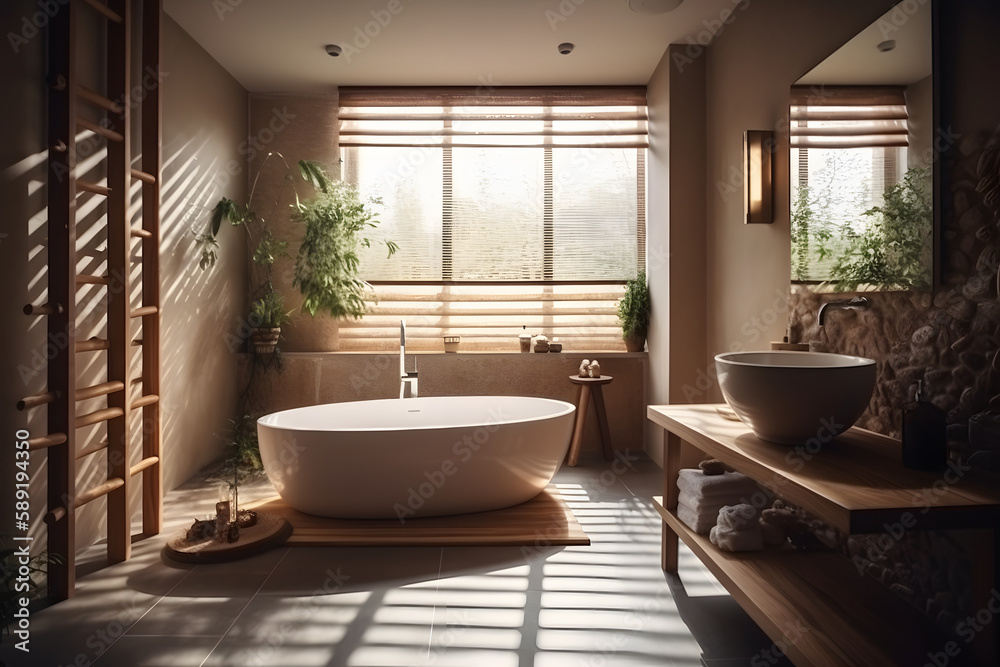 interior of a bathroom interior of a bathroom