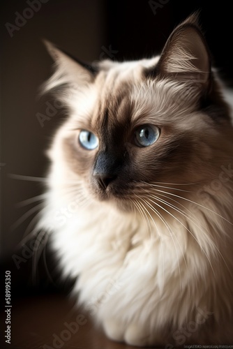 Close up portrait of a cat © Enea