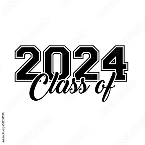 Class Of 2024 Vector, T shirt Design