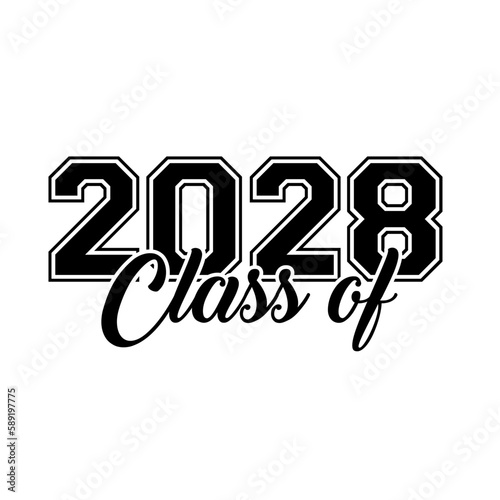 Class Of 2028 Vector, T shirt Design